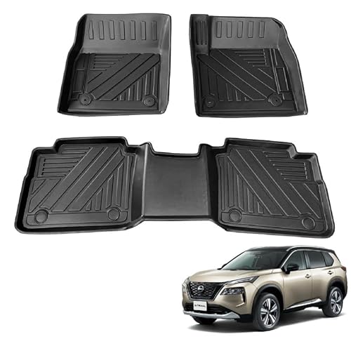ニッサン 新型 エクストレイル T33系 3Dフロアマット エクストレイルT33系 フロアマット X-Trail T33 SNT33 T33型 2022年7月?現行 TPE素材 防水仕様 耐汚れ 耐磨耗性 滑り防止 エクストレイル T33 カスタムパーツ