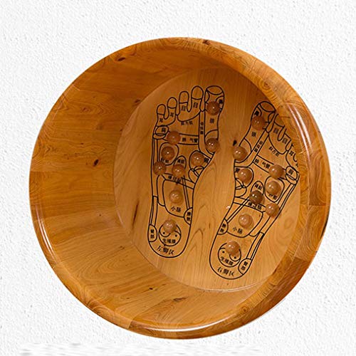 Tina de pies de madera BABYCE para baño y masaje