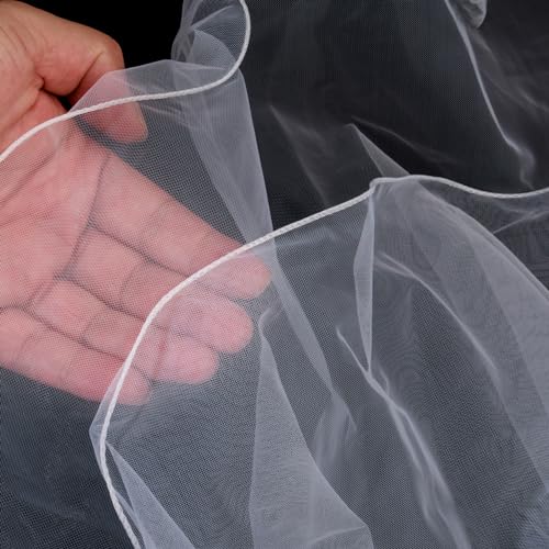 DreamLily 1st Communion Veil White Flowers Pearls Holy First communion Accessories for Girls,31 Inches3