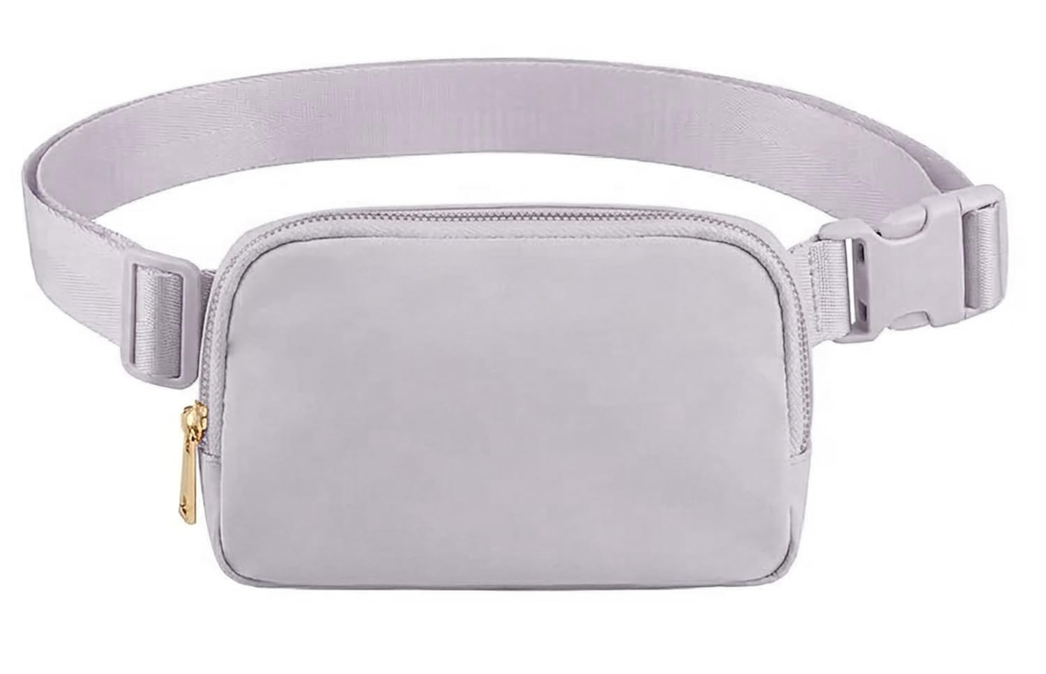 WILDHORN Nylon Waist Bag for Women | Adjustable Belt Bag | Multi-Compartment Crossbody Sling | Lightweight Travel & Daily Use Fanny Pack (Lavender)-image-19