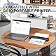 POLONO D810 Thermodruckerpapier 8.5 x 11 Zoll, fortschrittlicher Thermodruck, US-Briefgröße Thermopapier kompatibel mit D810, Größe 8.5 x 11, 1 Pack, 100 Blätter