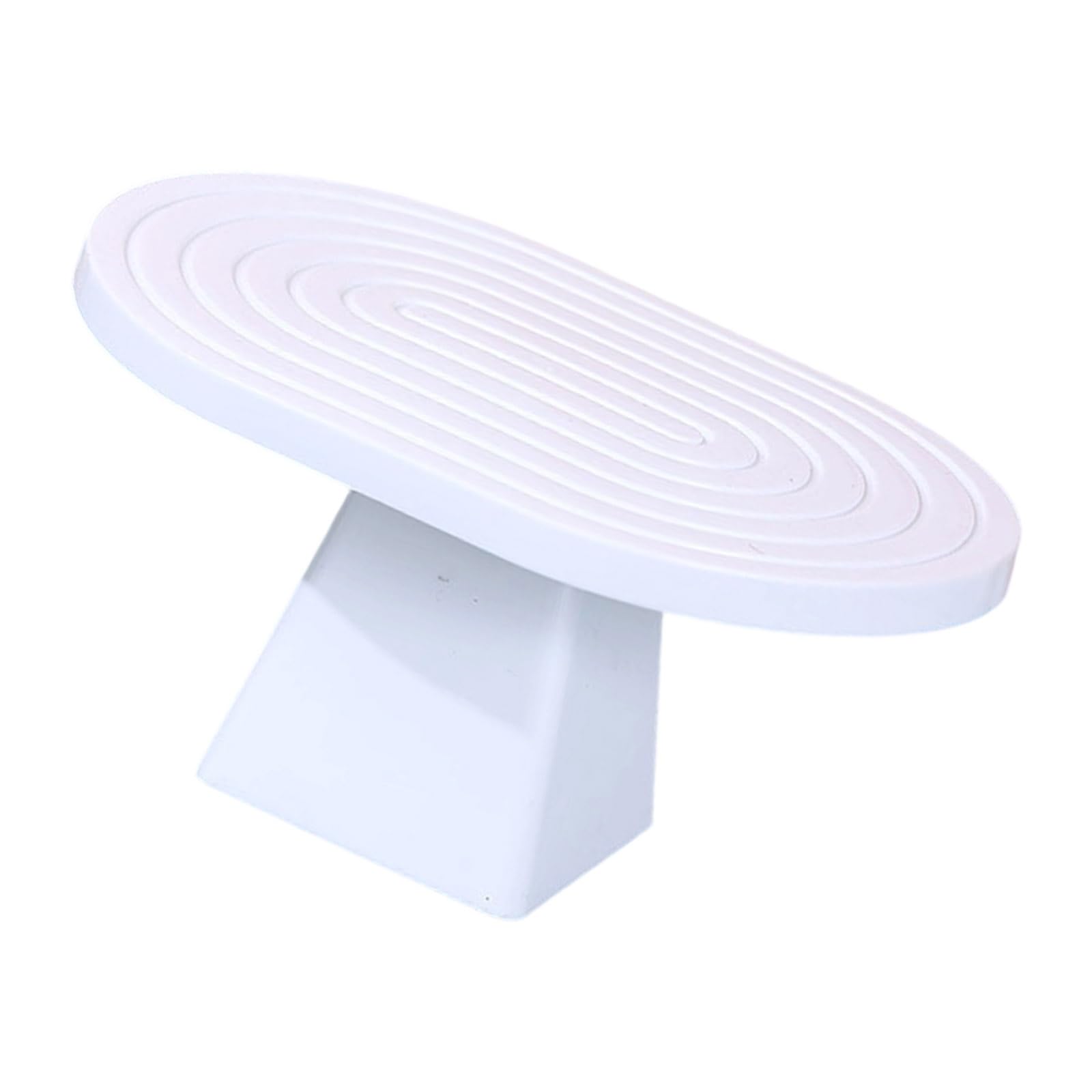 Buxuaaaa White Dessert Stand Space Saving Design Cake Holder For Small Area Display Rack For Pastries Elegant Dessert Display Stand