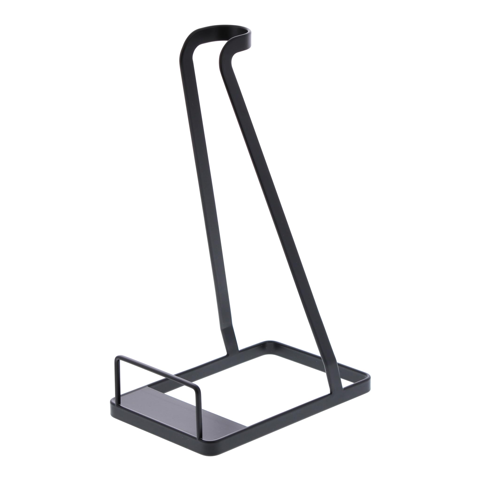 YAMAZAKI 3274 Tower Vacuum Cleaner Stand, Black, Steel, 15 x 24 x 38 cm