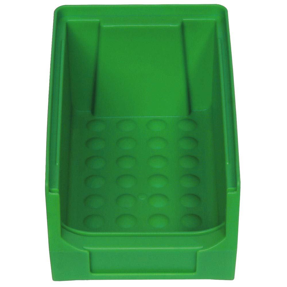 BRB Lot de 25 boîtes à empiler pour empilage de fenêtre Vert Capacité 0,85 l 175 x 100 x 75 mm Rails de Suspension Murale