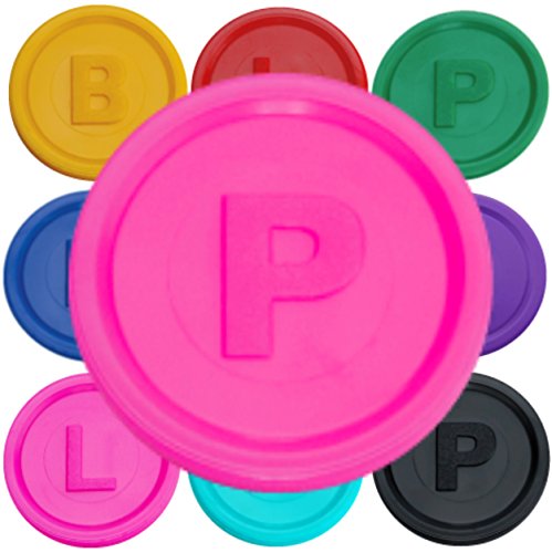 SCHWABMARKEN 1000 Pfandmarken Chips Token Farbe Neon-Pink P