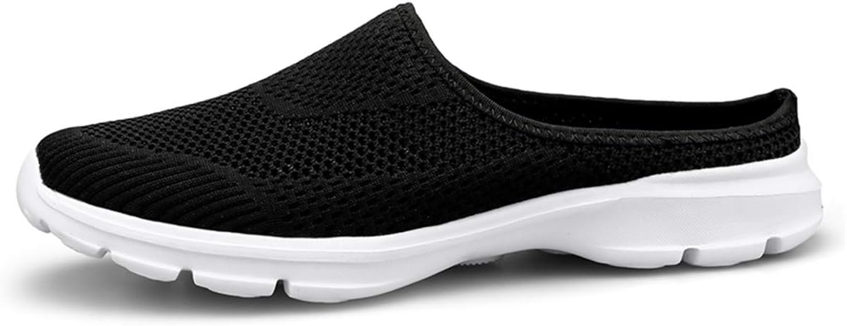 ChicWind Womens Breathable Mesh Walking Mules Sneakers Open Back Slip On Shoes - Image 4