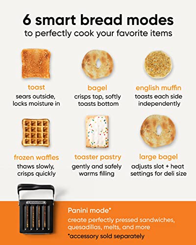 Revolution R180B Touchscreen Toaster With Patented Instaglo® Technology – Matte Black/Chrome, Plus Panini Mode #TOP1