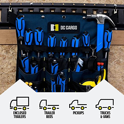 Dc Cargo Mall Six 5' E-Track Tie-Down Rail, Powder-Coated Steel E-Track Tie-Downs | 5' Horizontal E-Tracks, Pack Of 6 Bolt-On Tie Down Rails For Cargo On Pickups, Trucks, Trailers, Vans #TOP5