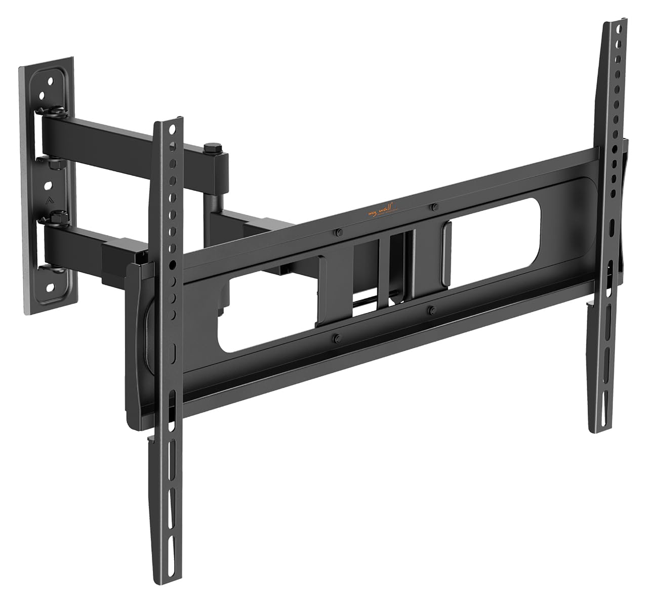My Wall - Supporto da parete orientabile per TV fino a 86" H28-2L, per TV da 37-86" (94-218 cm), fino a 50 kg, inclinabile e girevole, distanza dalla parete variabile 8,5-50 cm, VESA da 200 x 200 a