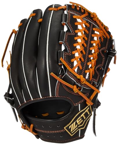 ゼット 硬式グローブ ネオステイタス VL 内野オールラウンド用 ブラック/オークブラウン BPGB12430N 右投げ