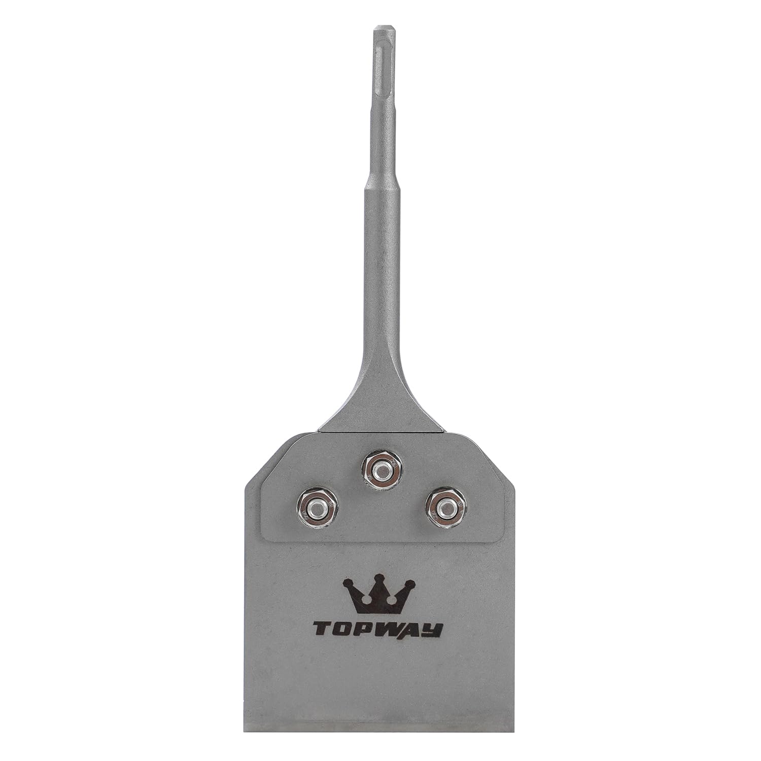 TOPWAY SDS Plus Scalpello per Piastrelle 4 Pollici (250mm x 100mm) Raschietto per Pavimenti, Scalpello a Spatola per Rimozione di Piastrelle, Tappeti, Linoleum 121115