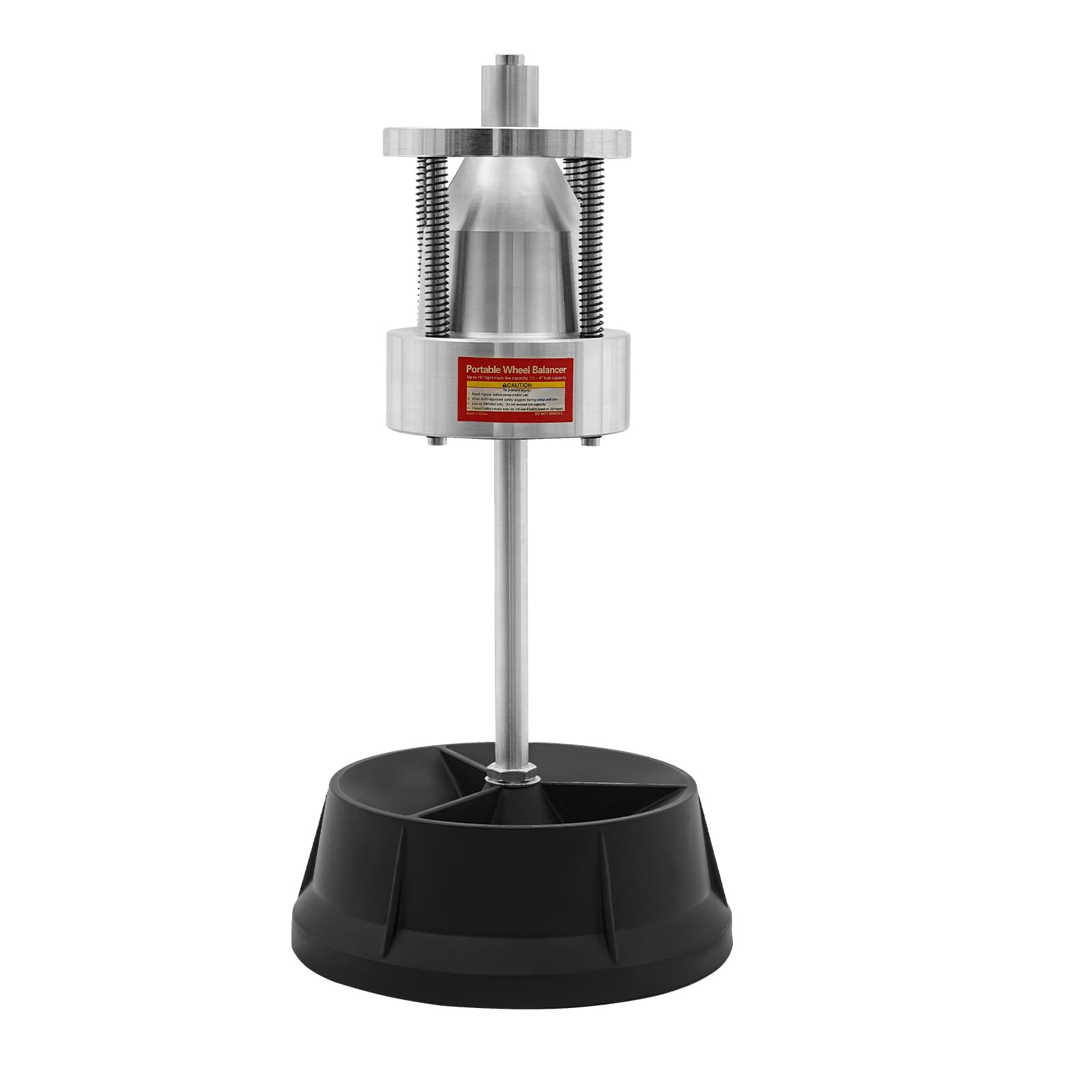 Tragbare Radauswuchtmaschine Reifenwuchtmaschine Auswuchtmaschine füR Pkw LKW Wuchtmaschine Reparaturwerkzeuge Reifen Naben Rad Balancer Auswuchten (Silber+Schwarz)