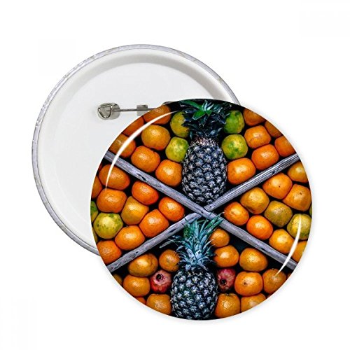 Le cadeau Fruits de plante fraîche badge rond DIYthinker pour personnaliser un sac