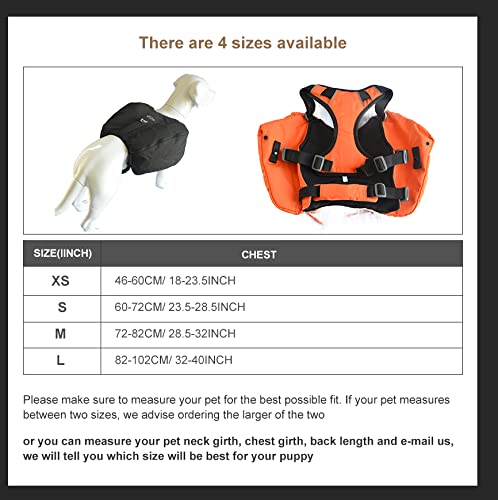 Dog-Backpack-for-Hiking-Multifunctional-Dog-Day-Pack-Zippered-Travel-Dog-Saddle-Bag-Outdoor-Hiking-Backpack-with-2-Capacious-Side-Pockets-for-Small-Medium-Large-Dogs-Orange-XS - Cucciolini Doodles Dog-Backpack-for-Hiking-Multifunctional-Dog-Day-Pack-Zippered-Travel-Dog-Saddle-Bag-Outdoor-Hiking-Backpack-with-2-Capacious-Side-Pockets-for-Small-Medium-Large-Dogs-Orange-XS