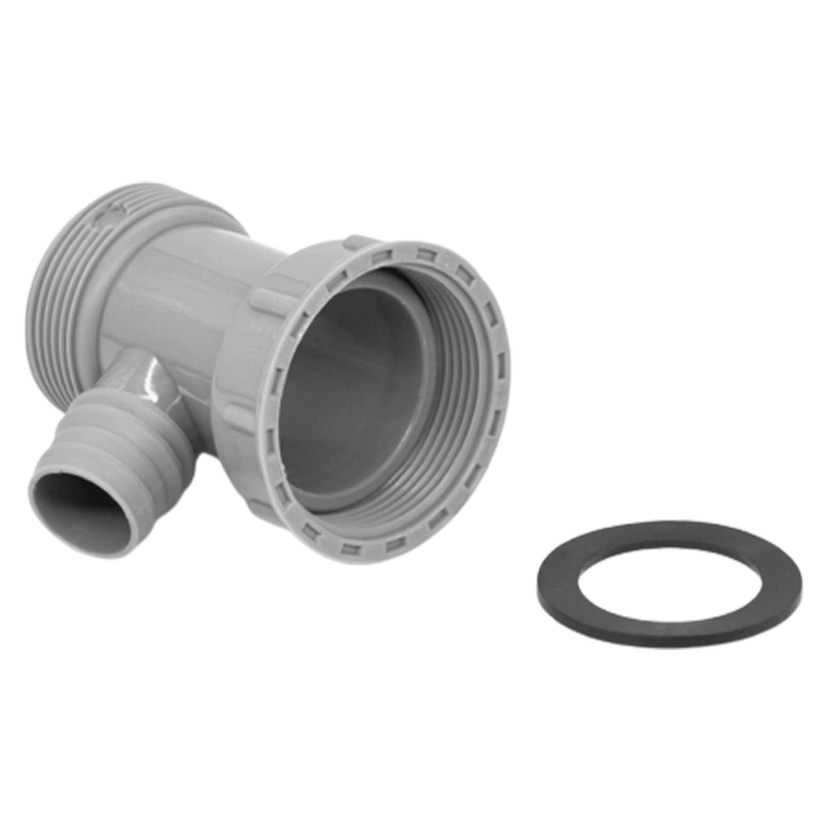 yizhichun Drain Pipe Adapter Leak Proof Drain Hose Y Connector 3-Way Y-Piece Hose Splitter Connector with Washer for Home Bathroom Kitchen