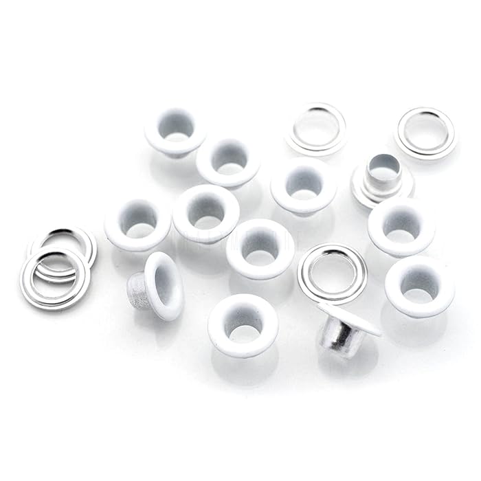 Buy CRAFTMEMORE 100pack 3/16" ID Colored Eyelets Grommets with Washers