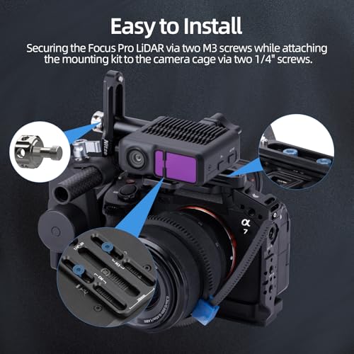 Image of Nitze LiDAR Mounting Kit for DJI Focus Pro LiDAR & Motor - T-D02C