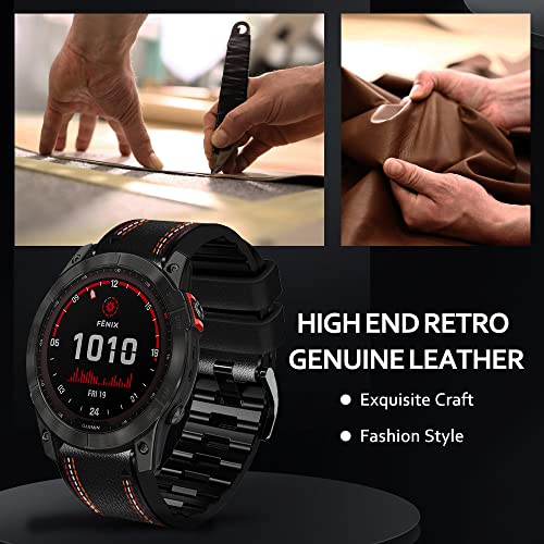 KoGiio 26mm QuickFit Strap for Garmin Instinct 3 Solar 50mm/Instinct 3 AMOLED 50mm/Fenix 8 51 mm/Enduro 3/Descent Mk3i - Image 3