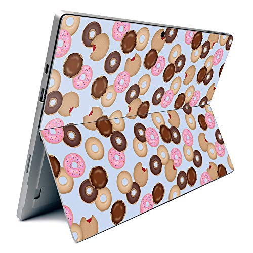 Image of MightySkins Carbon Fiber Skin for Microsoft Surface Pro 7 - Donut Binge | Textured Carbon Fiber Finish | Easy to Apply, Remove, and Change Styles | Made in The USA