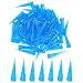 Utoolmart 120pcs 22Ga Plastic Tapered Pinhead Glue Liquid Dispenser Needles Blunt Tip Tapered Needle Dispensing Fill Needle for Oil or Glue Applicator