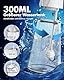 Munddusche für Zähne,Zahndusche 5 Modi, 6 Zahnseide-Spitzen, Tragbarer 300ML Großer Tank, Elektrischer Wasserflosser-Reiniger (Weiß)