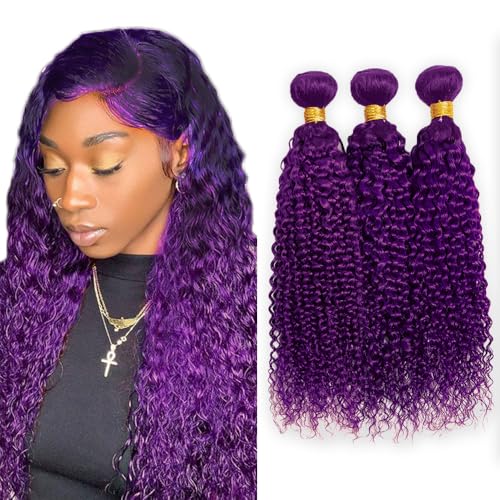 Purple Bundles Water Wave Bundles Human Hair 14 16...