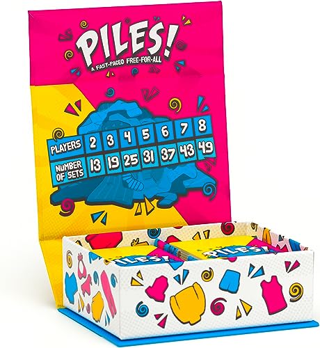Piles–Card-Games–Family-Games–for-Kids-8-and-Up–Games-for-Adults–Family-Game-Night–Travel-Games–Party-Games–Memory-Games–10-Mins Piles–Card Games–Family Games–for Kids 8 and Up–Games for Adults–Family Game Night–Travel Games–Party Games–Memory Games–10 Mins