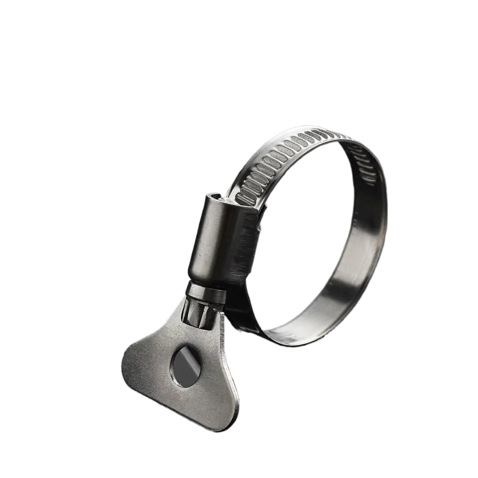 201 Stainless Steel Worm Gear Hose Clamps Adjustable 6-60mm Key Clamps Hose Clip for Water Pipe Plumbing Automotive Mechanical(10-16mm)