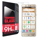 シンプルスマホ5 A001SH 強化 ガラスフィルム 液晶保護フィルム 耐衝撃 キズ防止 [厚さ0.25mm / 硬度9H / 2.5Dラウンド加工 / 入り数 1枚] Shimple Smapho5