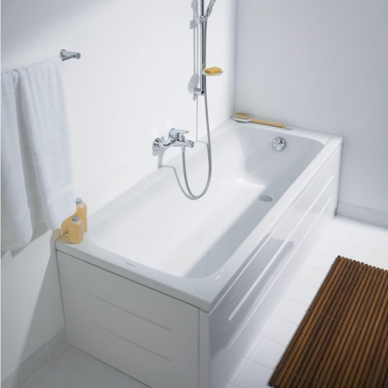 BAIGNOIRE D-CODE 170X70 BLANC AVEC PIEDS VIDAGE LATERAL DURAVIT