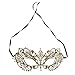 Mardi Gras Gold Opera Party Mask, Costume Accessory, Theater by Super Z Outlet