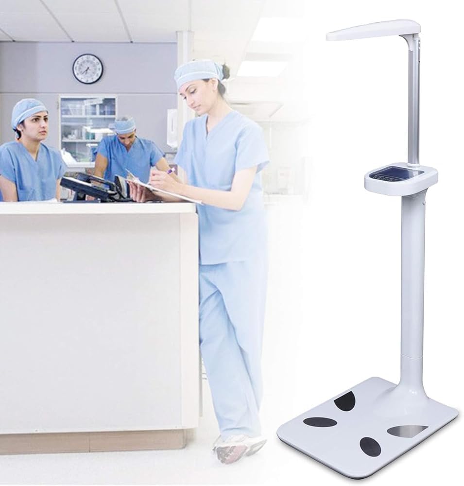 Analizzatore ultrasonico della composizione corporea, misura il BMI e l'indice di obesità dell'altezza, ideale per strutture mediche e scuole