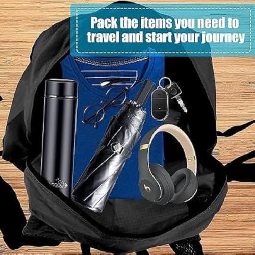 Image of Lightweight Portable Foldable Backpack, Waterproof Folding Travel Bag, Ultralight Packable Daypack with Multiple Storage Pockets for Men & Women, Outdoor Hiking, Trekking, Camping, Travel & Daily Use