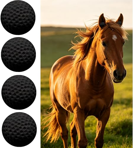 Horse Ear Plugs Equestrian Noise Reduction Soft Foam Balls for Horse (4cm Portable Packaging)