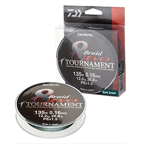 Daiwa Tournament X8 Braid Evo Chartruse 270mt 0.26 Mm - Fili Trecciati