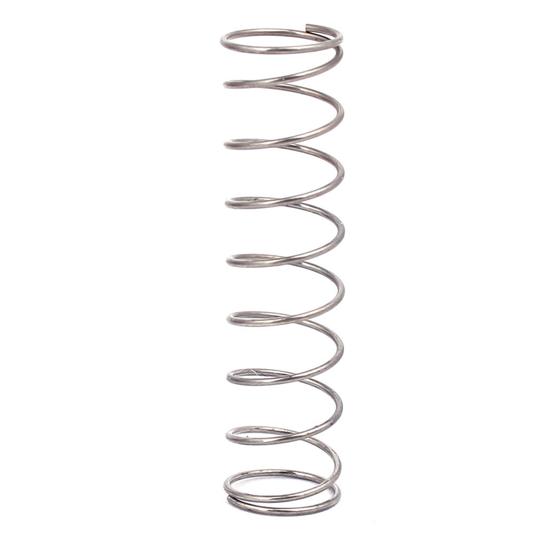 Sourcingmap Compression Spring,304 Stainless Steel,9mm OD,0.6mm Wire Size,35mm Free Length,Silver Tone,20Pcs