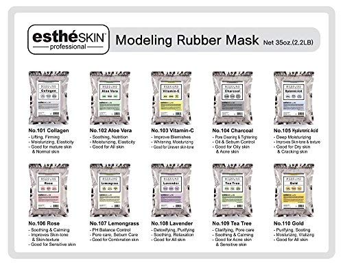 Miniatura 3 de EstheSKIN No.107 Lemongrass - Máscara de goma para modelar para uso profesional, 35 onzas
