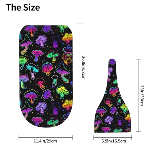 Image of Personality Mushroom Newborn Swaddling Blanket Beanie Hat Funny Blanket Sleeping Bag New Born Sleep Sacks for Boys Girls
