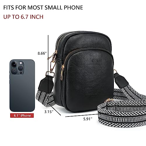 FAIME Small Clear Bag Stadium Approved, Clear Crossbody Cell Phone Purses Bag with Adjustable Strap for Concerts2