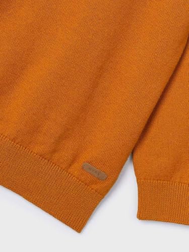 Mayoral Basic Cotton Jumper w/Round for Boys Carrot2