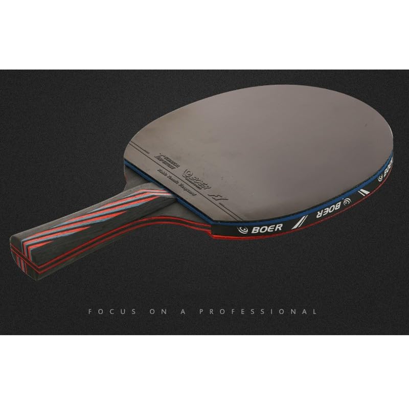 JITEM Professional Ping Pong Paddle, High Performance Table Tennis Paddle, Table Tennis Racket Suitable for Professional Players, Coaches and Enthusiasts(Color:A), Size
