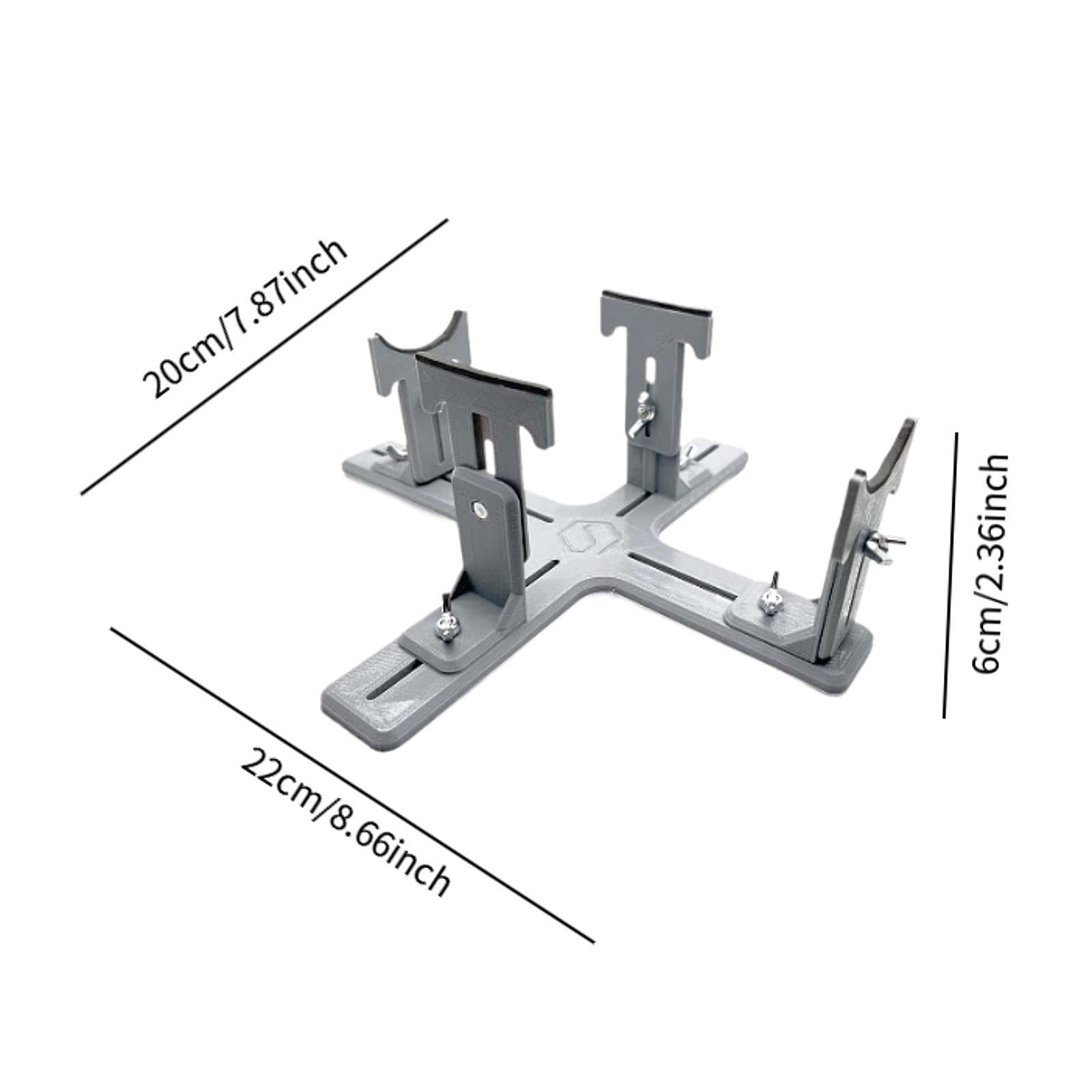 Herramientas Y Soportes de Exhibición para Maquetas de Aviones, para Pintura, Soporte Ligero, Stand Gris