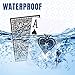 LotFancy Waterproof Playing Cards, Large Print, 100% Plastic, 2 Decks of Cards with Plastic Cases, for Texas Hold'em, Pool Beach Water Card Games, Jumbo Index Poker Size