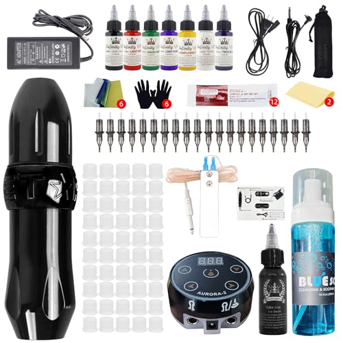 Tattoo Kit Tattoo Machine Kit for Beginners Cartridge Tattoo Machine
