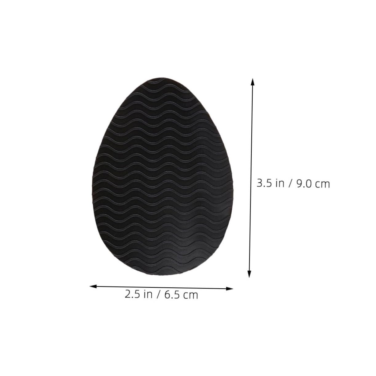 20 Protège-semelles Antidérapantes Silicone Noir pour Talons Hauts Pads Autocollants Antidérapants avec Texture Ondulée pour Protection et Du Bruit