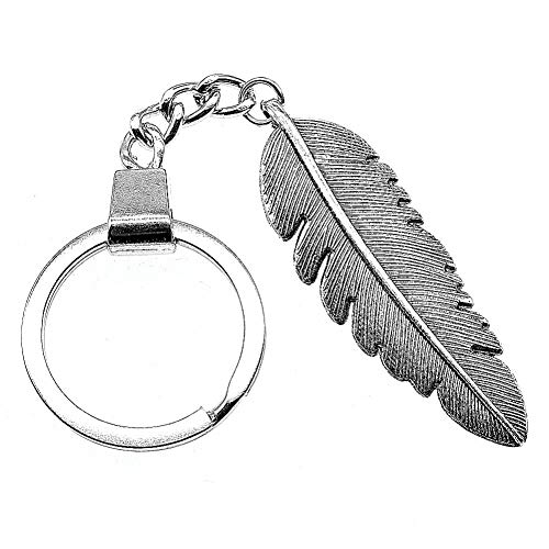 Preisvergleich Produktbild GMTEXTILES Feder Schlüsselbund Geschenke große Größe Feder Schlüsselkette große Größe Feder Schlüsselring Geschenke für Frauen