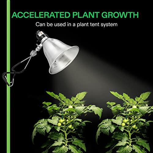 Image of VIVOSUN 4-Pack Clamp Lamp Light with Detachable 5.5 Inch Aluminum Reflector up to 60W E26 Socket (No Bulb Included), 6 Feet Cord, UL Listed