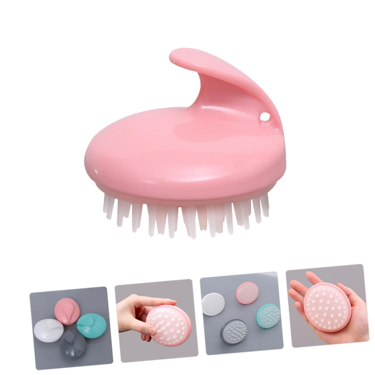 WOFASHPURET Gentle Scalp Massager Brush Shampoo Brush for Dandruff for Boys and Girls Adults Hair Growth Promoter