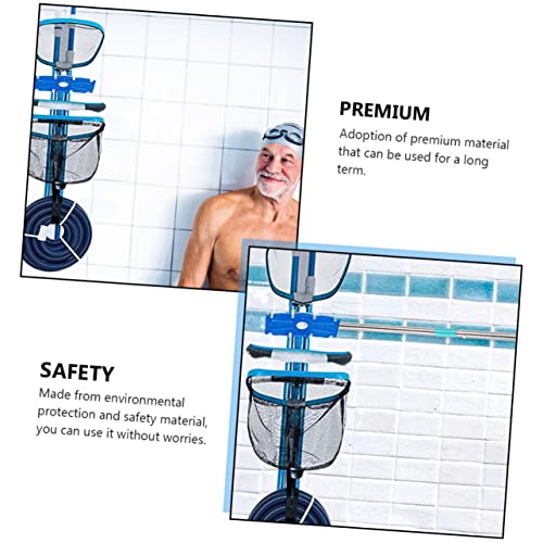 Abaodam 3 Conjuntos De Rack De Armazenamento Para Piscina Suporte Resistente Ganchos Para Esfregão E