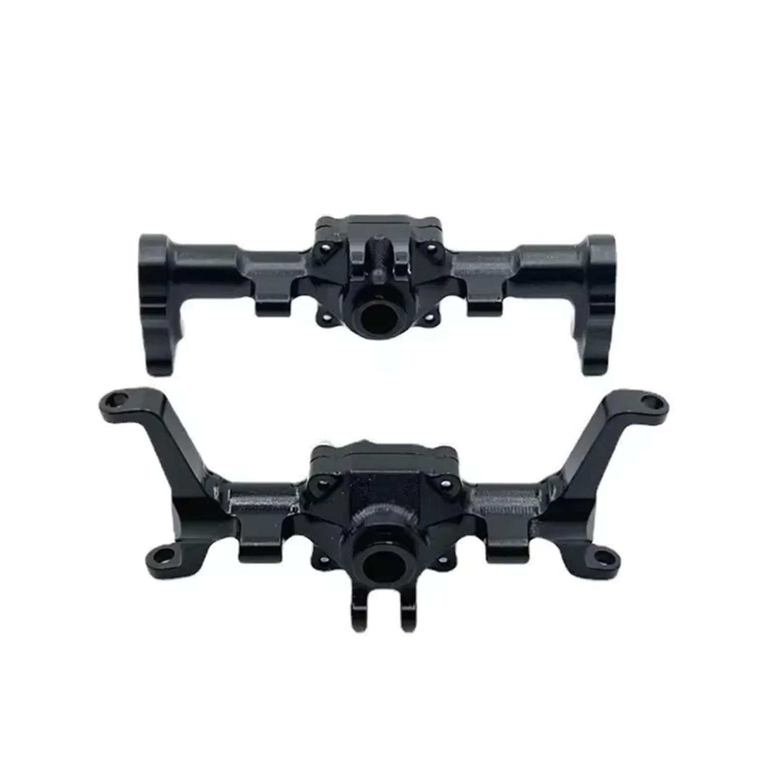 Compatible con FMS para Xiaoqi para FCX24 1/24, Piezas De Coche De Control Remoto, Actualización De Metal, Carcasa De Eje Delantero Y Trasero CNC Modificada Accesorios RC